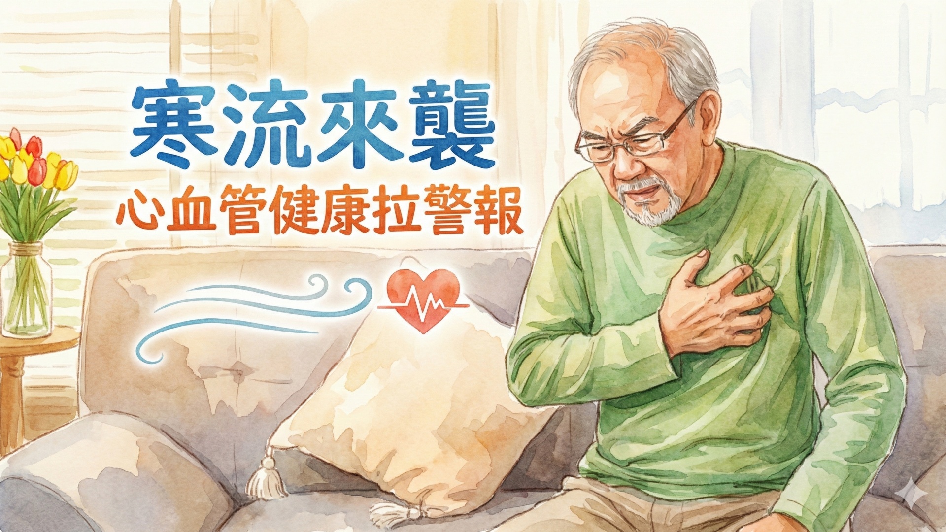 寒流來襲，心血管健康拉警報