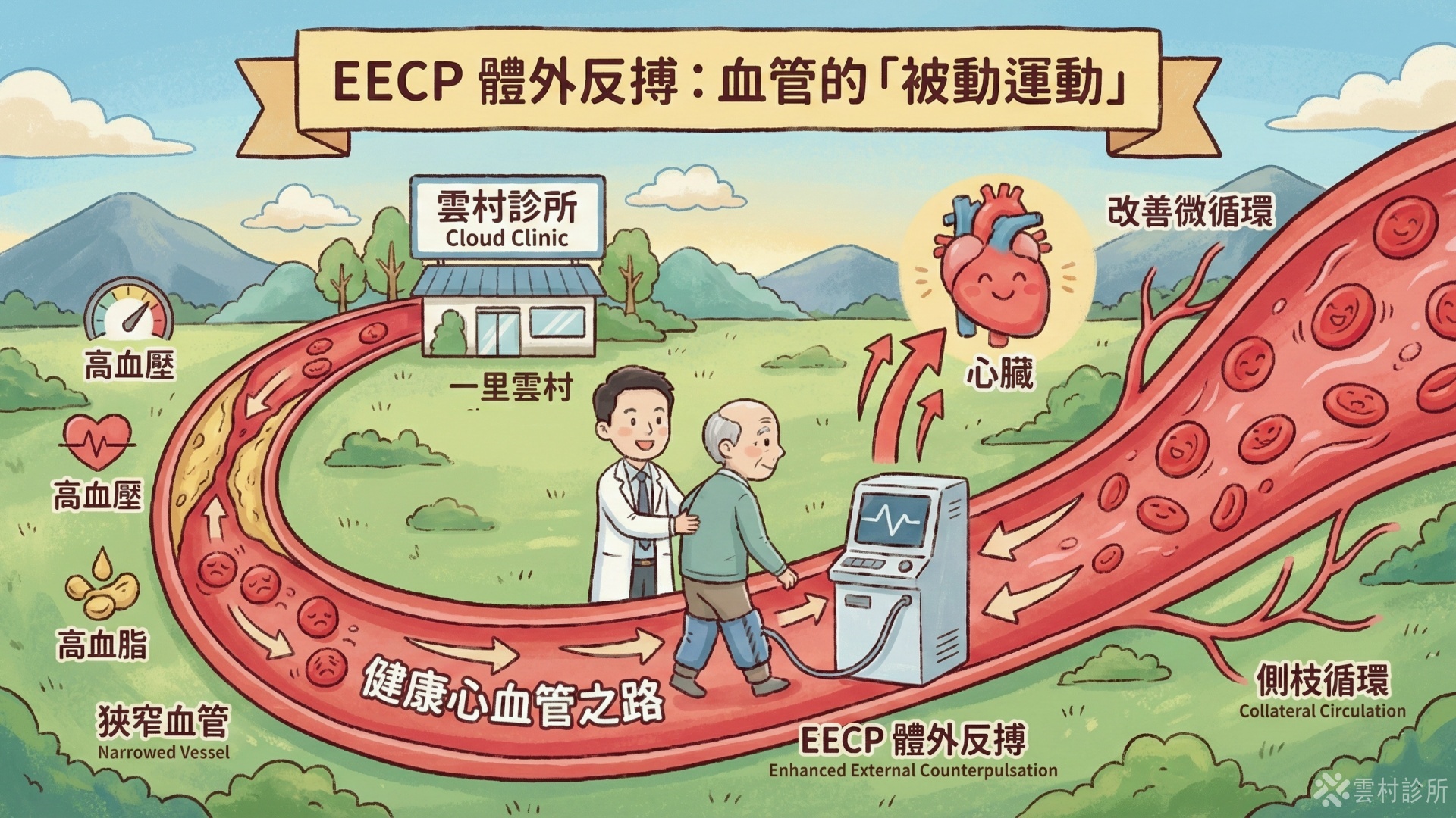 預防醫學新趨勢：EECP 如何成為血管的「被動運動」？