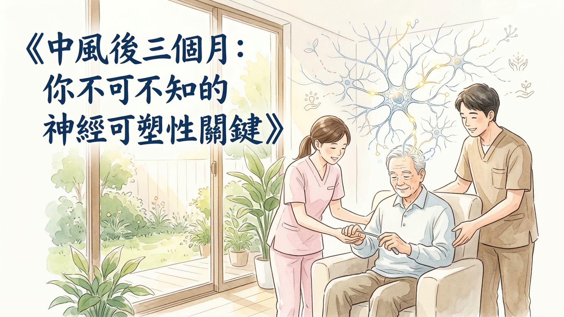 中風後三個月，你不可不知的神經可塑性關鍵