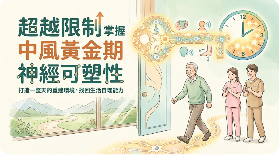 中風後三個月,你不可不知的神經可塑性關鍵
