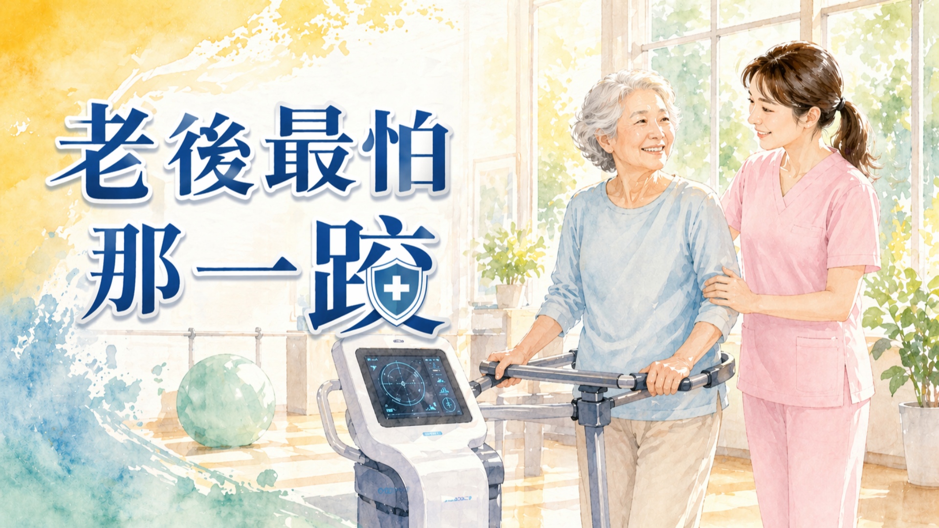 長輩復健訓練與跌倒預防 新竹長照肌少症檢測情境
