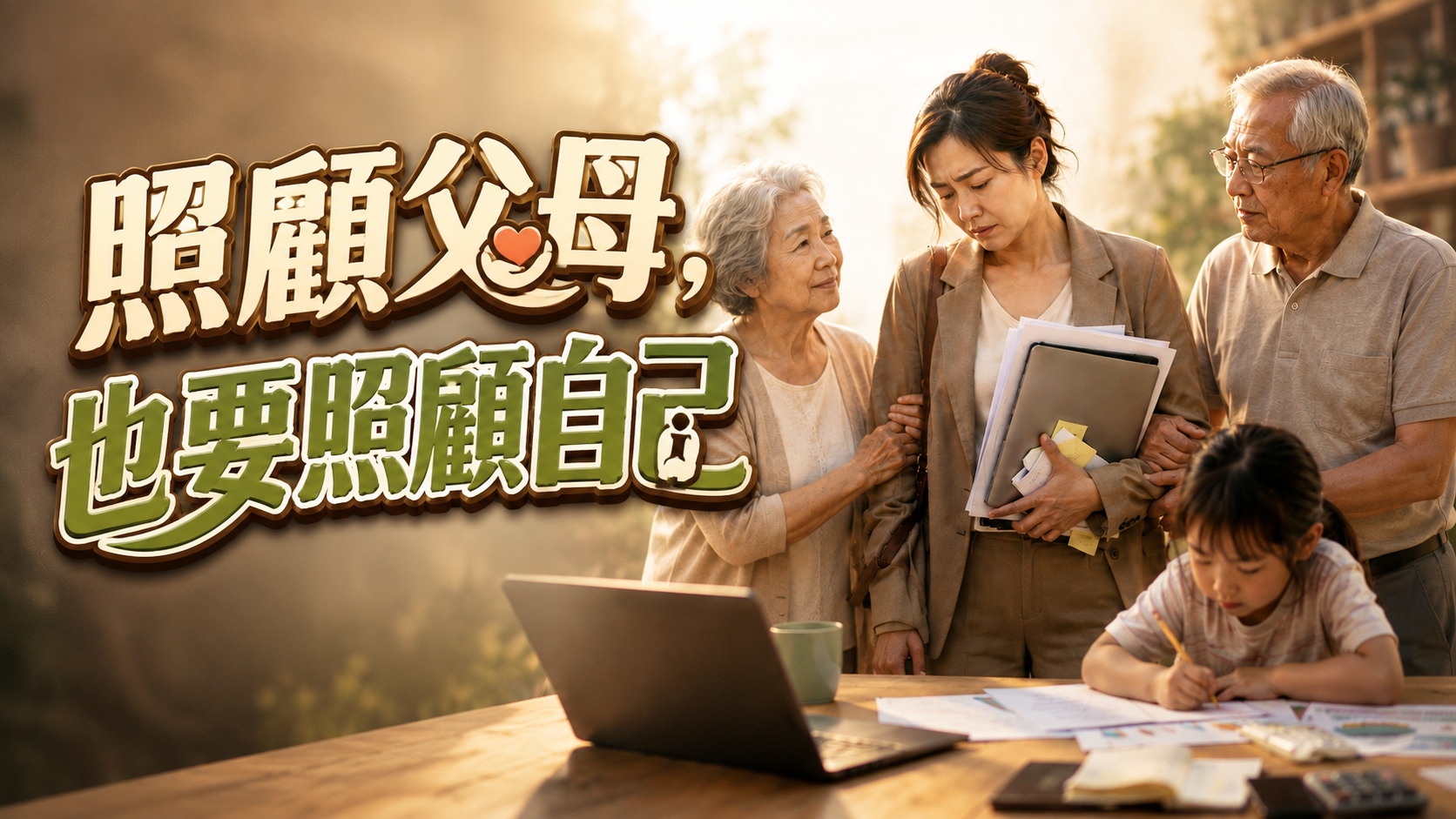 照顧父母,也要照顧自己