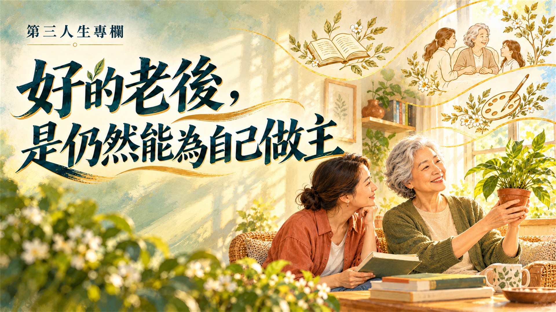 好的老後,是仍然能為自己做主